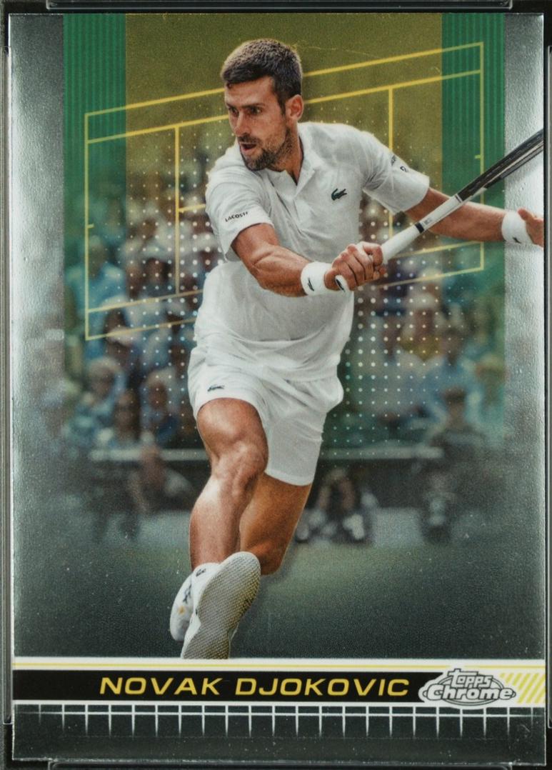 Novak Djokovic #1 Tennis Cards 2024 Topps Chrome