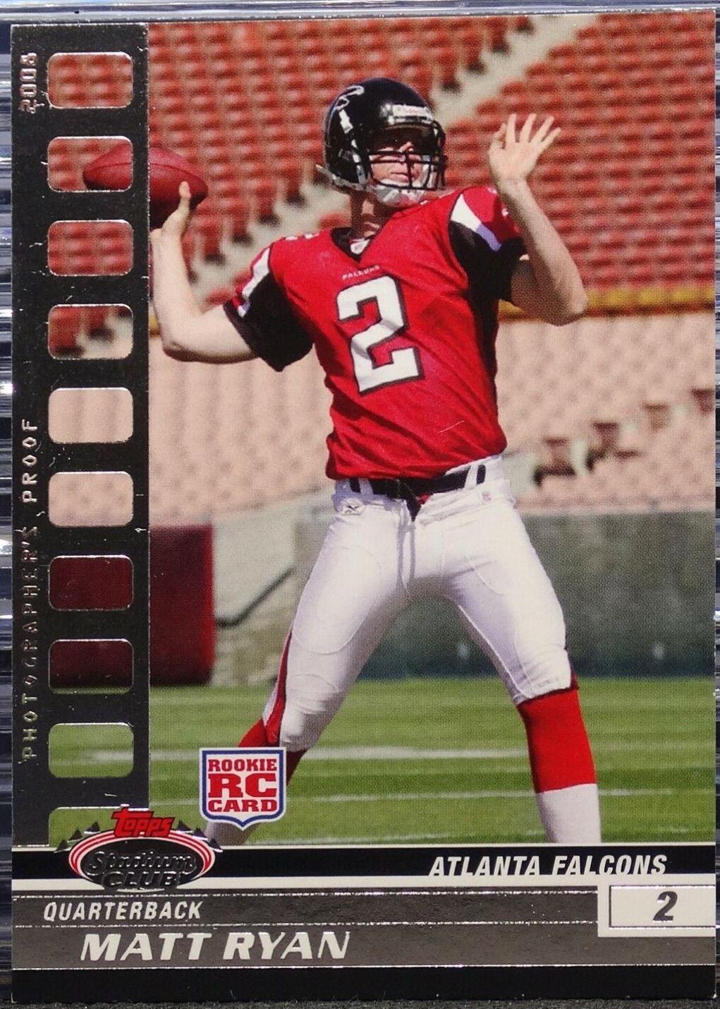 Matt Ryan [Photographer's Proofs Gold] #101 Football Cards 2008 Stadium Club