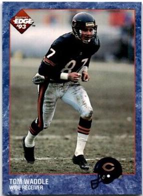 Tom Waddle #24 Football Cards 1993 Collector's Edge
