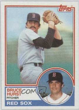Bruce Hurst #82 Baseball Cards 1983 Topps
