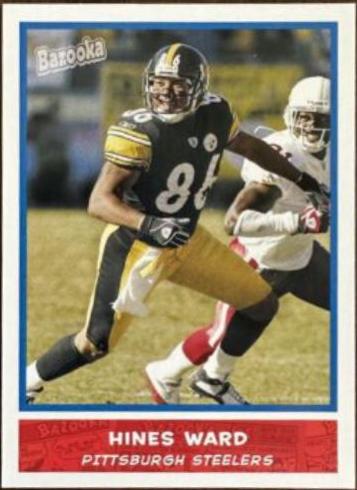 Hines Ward #11 Football Cards 2004 Bazooka