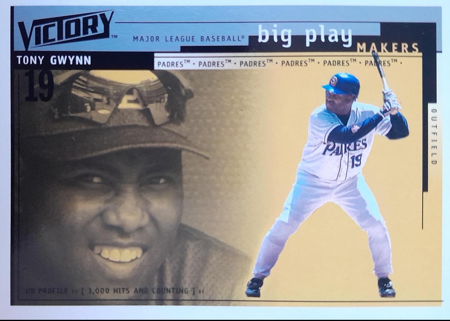 Tony Gwynn #388 2000 Upper Deck Victory Baseball