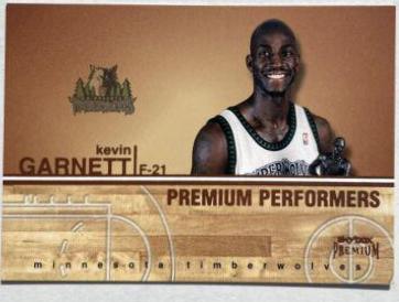 Kevin Garnett #4 Basketball Cards 2004 Skybox Premium Premium Performers