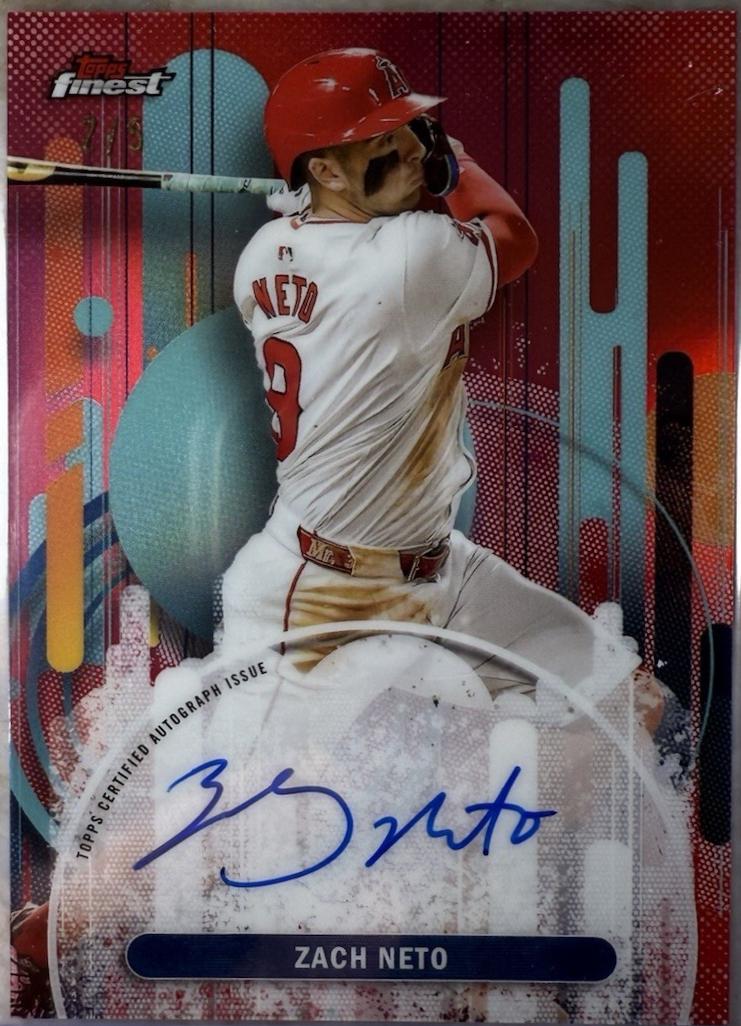 Zach Neto [Red Refractor] #FA-ZN