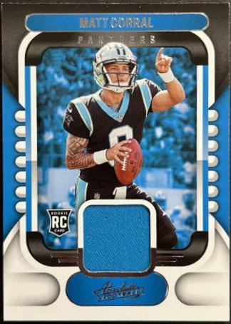 Matt Corral #ARM-2 Football Cards 2022 Panini Absolute Rookie Materials