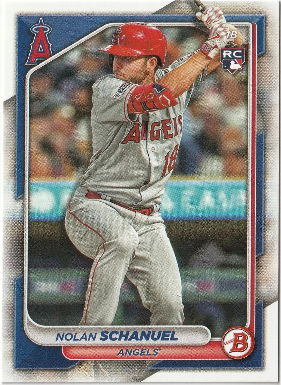 Nolan Schanuel #81 Baseball Cards 2024 Bowman
