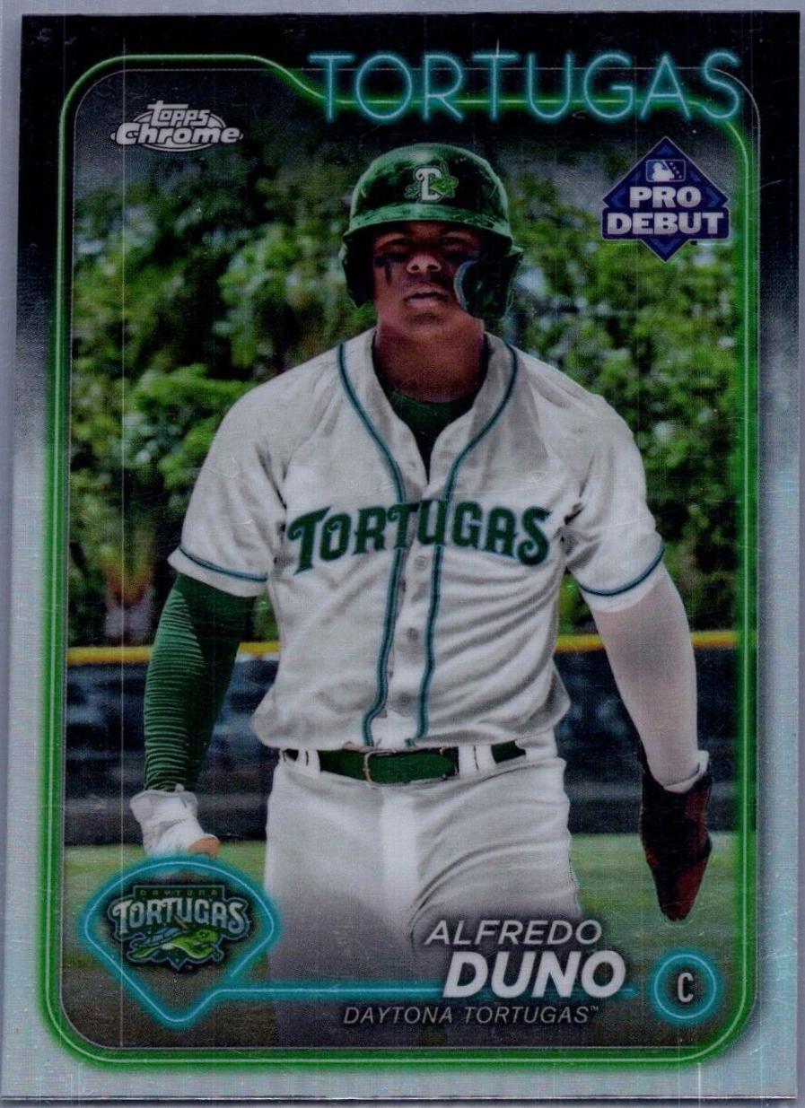 Alfredo Duno #PDC-102 Baseball Cards 2024 Topps Pro Debut Chrome Autograph