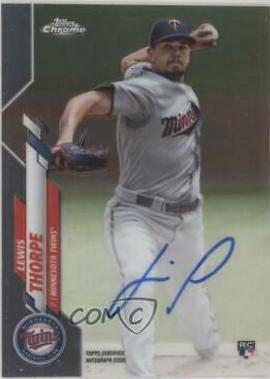 Lewis Thorpe #RA-LT 2020 Topps Chrome Baseball Rookie Autographs
