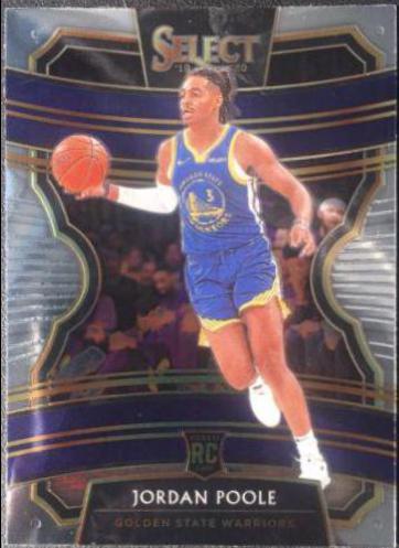 Jordan Poole #94 Basketball Cards 2019 Panini Select