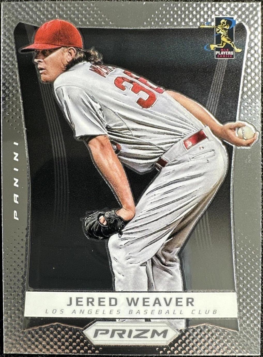 Jered Weaver Baseball Cards 2012 Panini Prizm