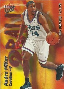 Andre Miller #6 Basketball Cards 2000 Ultra Two Ball
