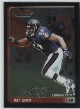 Ray Lewis #6 Football Cards 2003 Bowman Chrome