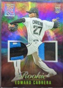 Edward Cabrera #RM-EC Baseball Cards 2022 Panini Capstone Rookie Materials