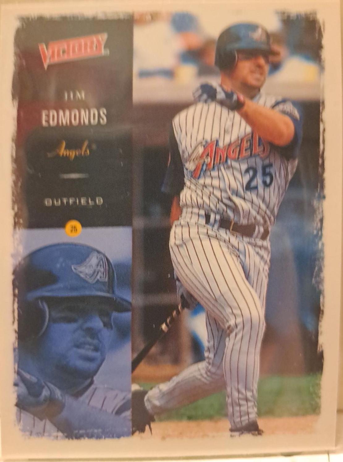 Jim Edmonds #10 Baseball Cards 2000 Upper Deck Victory