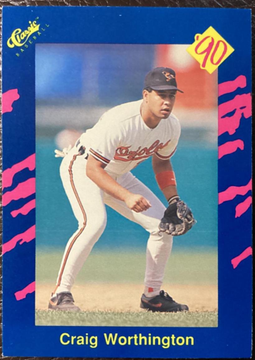 Craig Worthington #31 Baseball Cards 1990 Classic