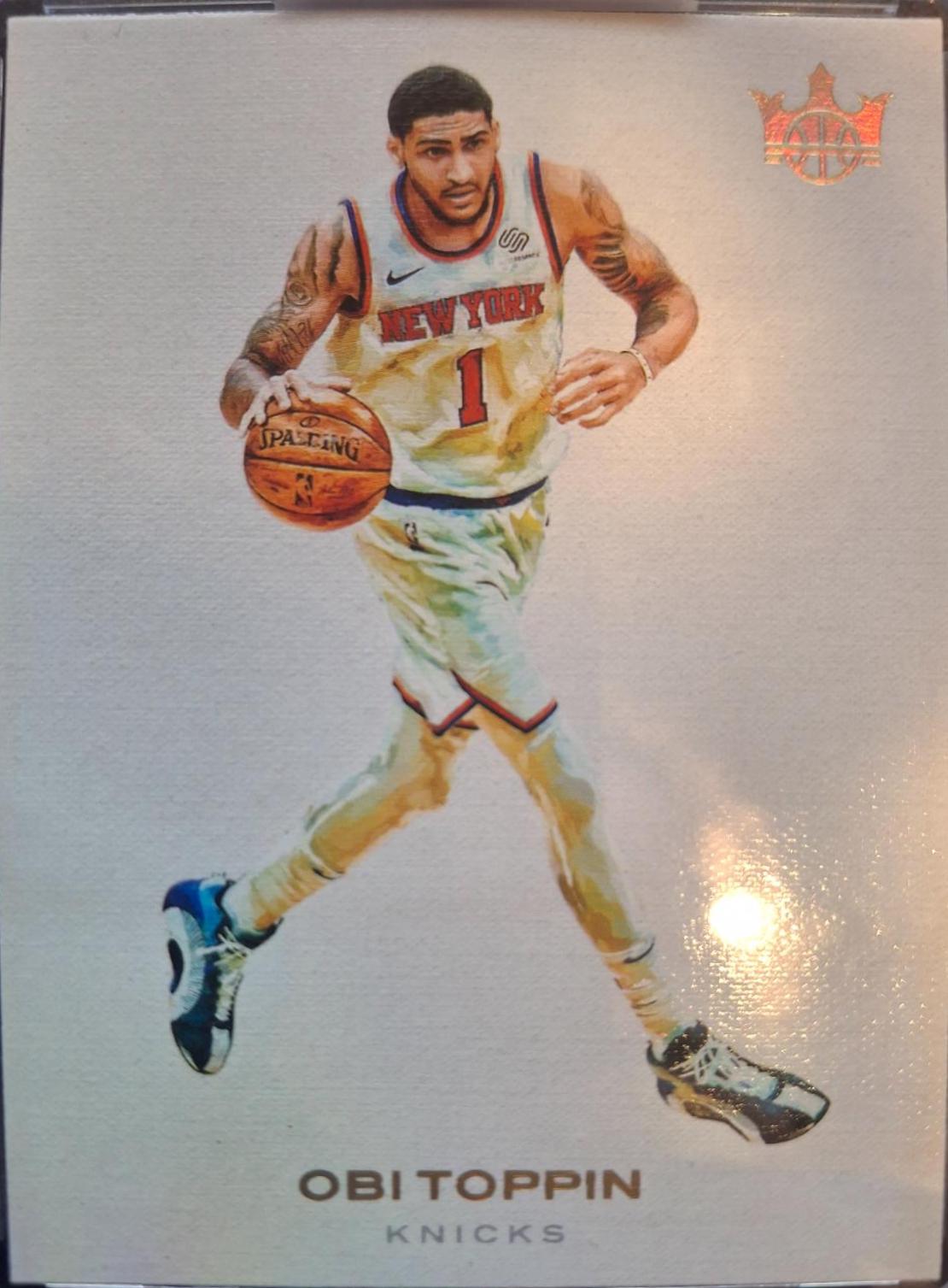 Obi Toppin #14 Basketball Cards 2020 Panini Court Kings Blank Slate