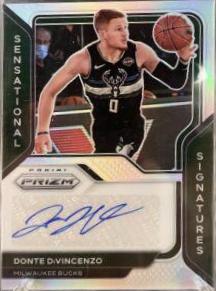 Donte DiVincenzo Basketball Cards 2020 Panini Prizm Sensational Signatures