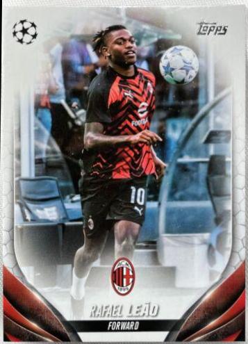 Rafael Leao #13 Soccer Cards 2023 Topps UEFA Club