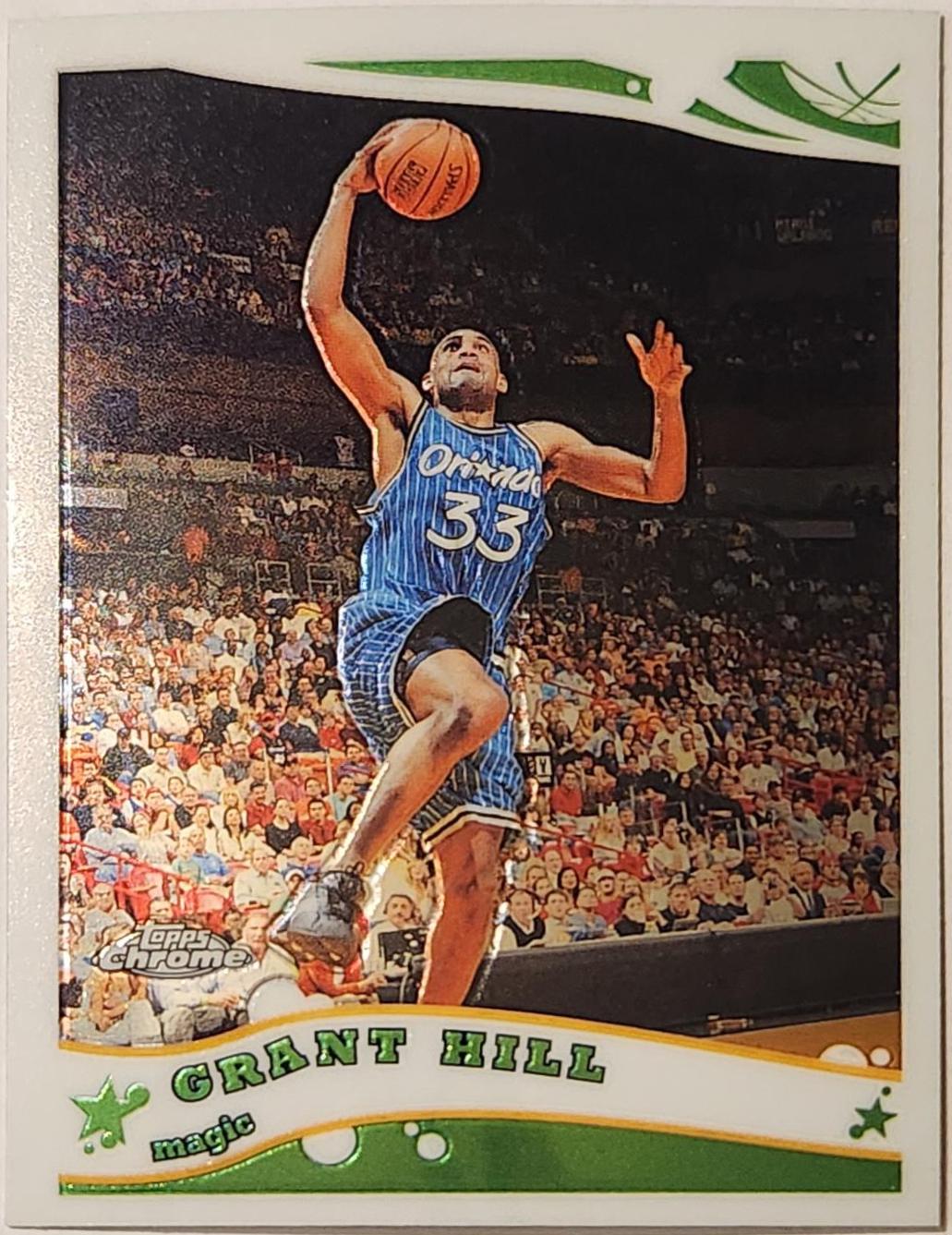 Grant Hill #1 Basketball Cards 2005 Topps Chrome