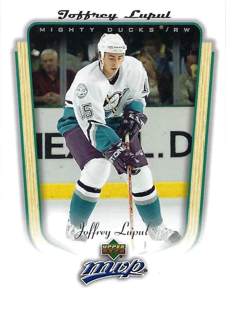 Joffrey Lupul #8 Hockey Cards 2005 Upper Deck MVP