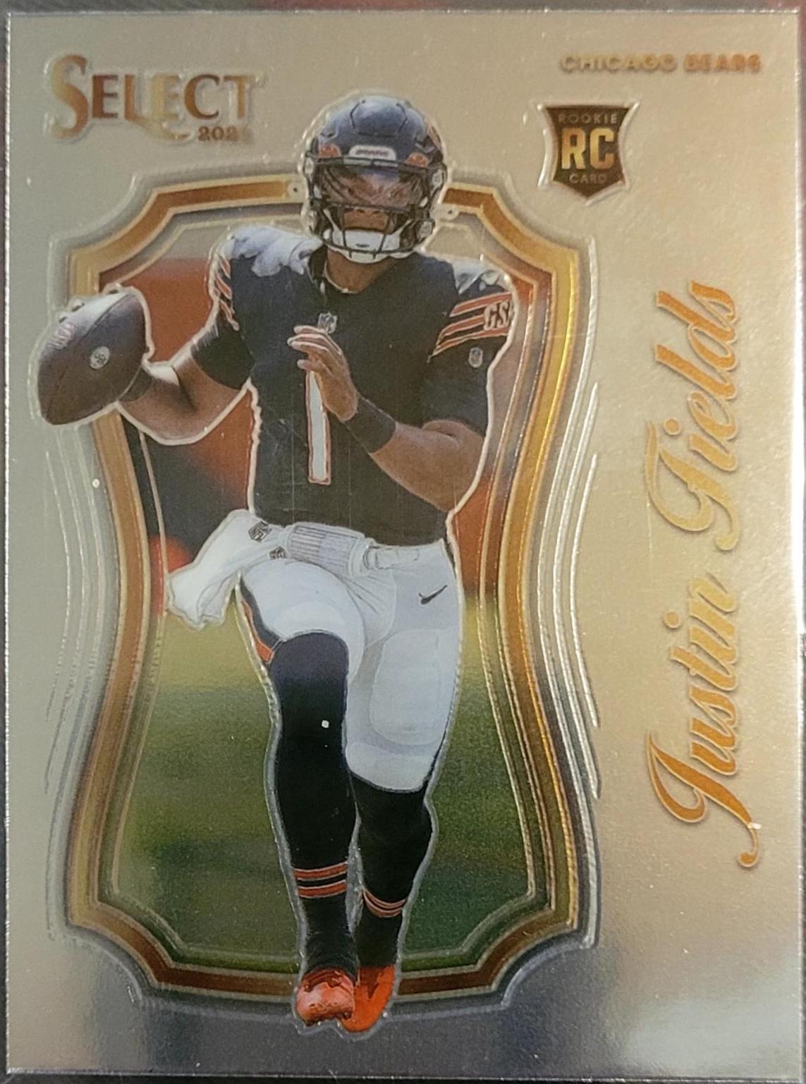 Justin Fields #Scr-4 Football Cards 2021 Panini Select