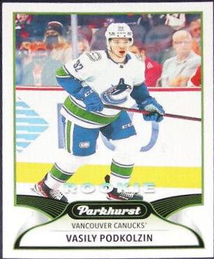 Vasily Podkolzin #299 Hockey Cards 2021 Parkhurst