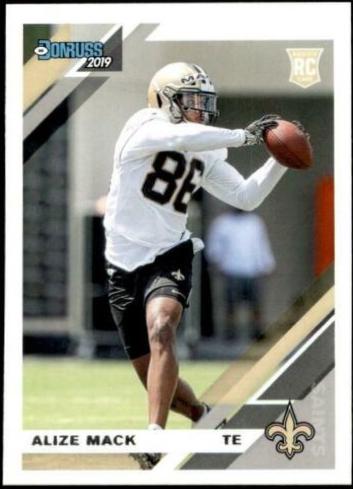 Alize Mack #289 Football Cards 2019 Donruss