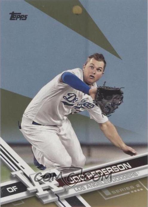 Joc Pederson Gold /2017 #490 Baseball Cards 2017 Topps