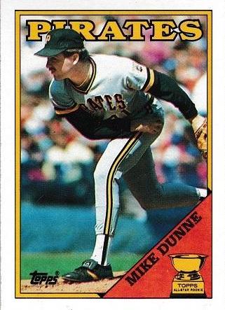 Mike Dunne #619 Baseball Cards 1988 Topps