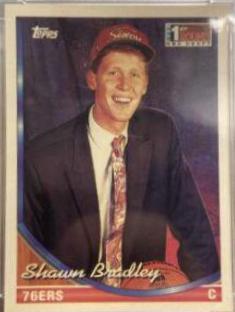 Shawn Bradley #41 Basketball Cards 1993 Topps