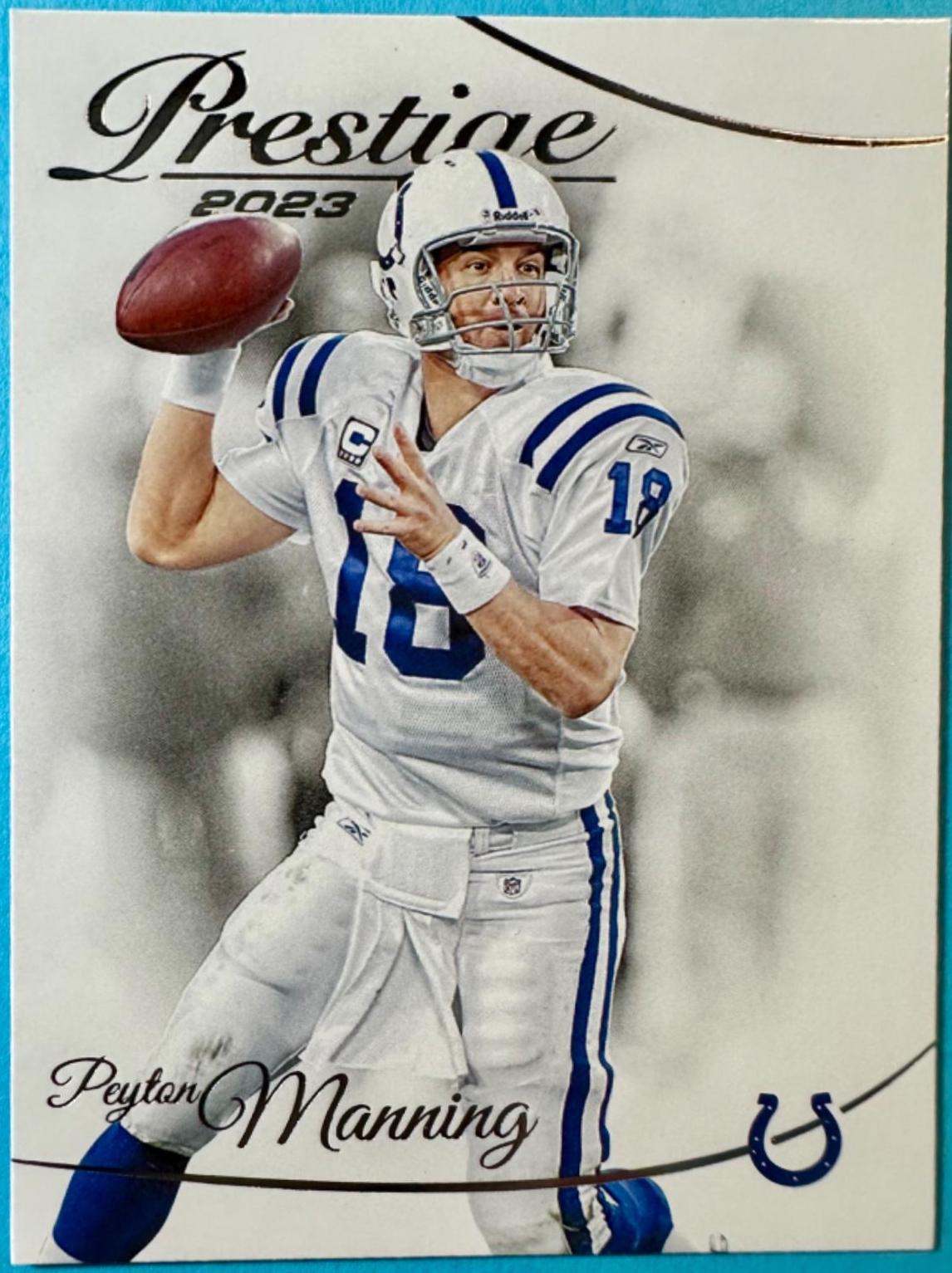 Peyton Manning #129 Football Cards 2023 Panini Prestige