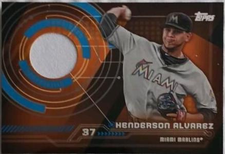 Henderson Alvarez #TR-HAL Baseball Cards 2014 Topps Trajectory Relics