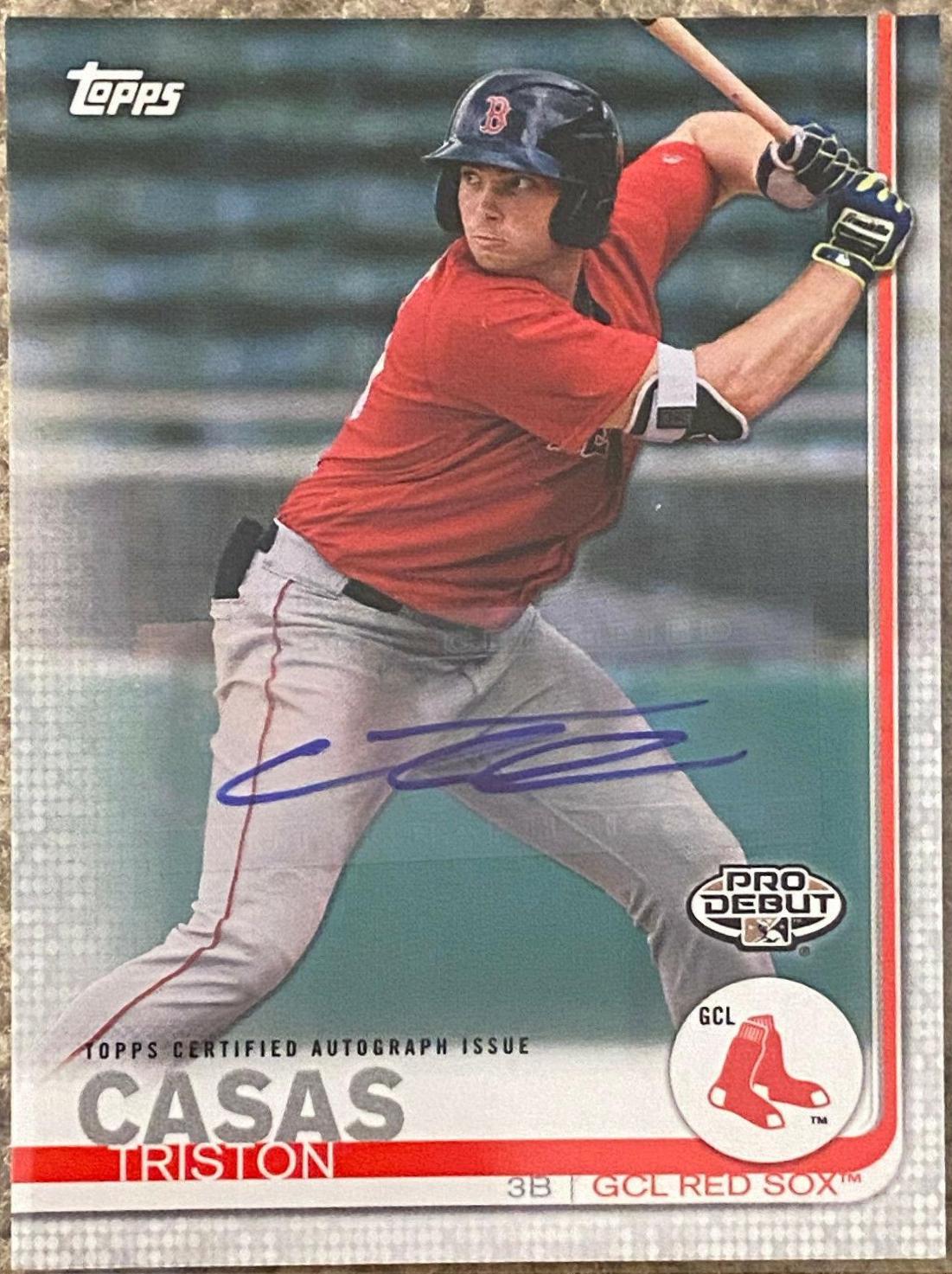 Triston Casas [Autograph Red] #144