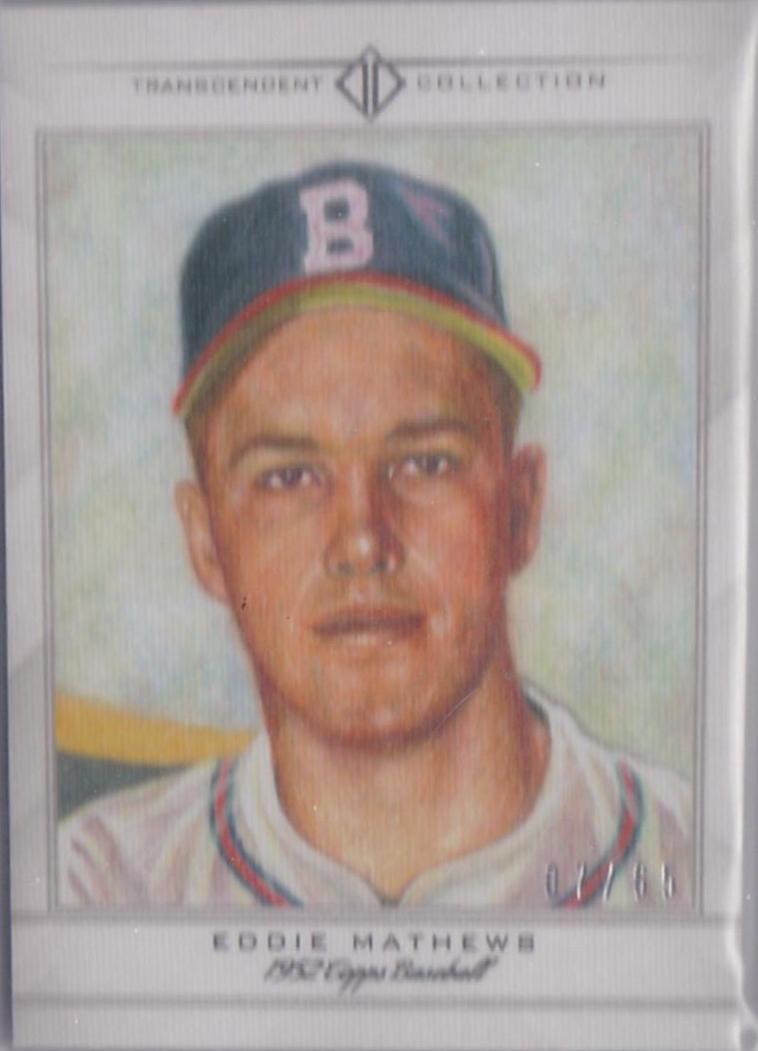 Eddie Mathews #TSCR-3 2016 Topps Transcendent Collection Baseball Sketch Reproductions