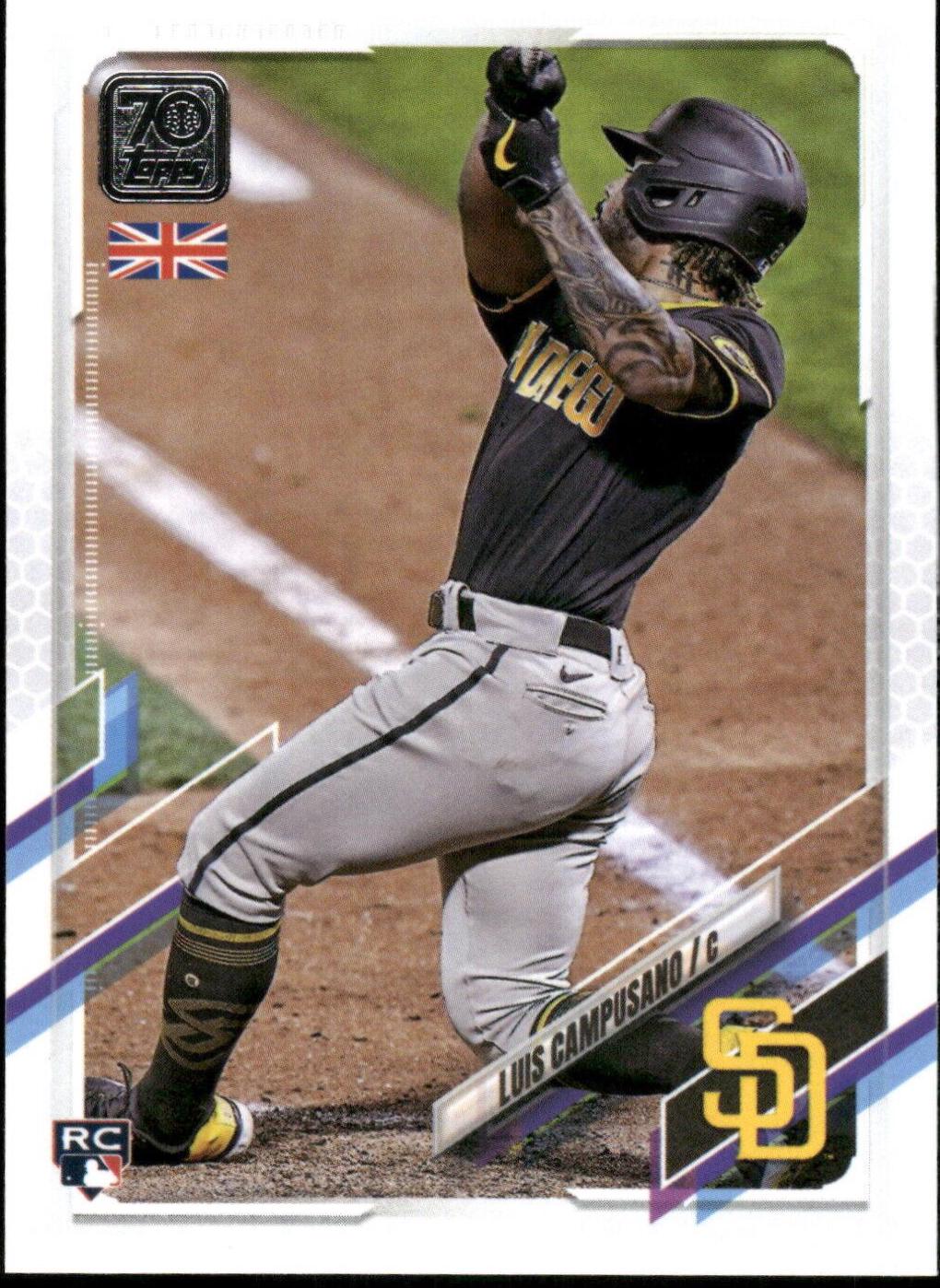 Luis Campusano #48 Baseball Cards 2021 Topps UK Edition
