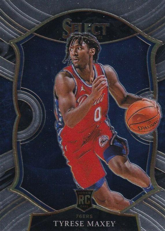 Tyrese Maxey #81 Basketball Cards 2020 Panini Select