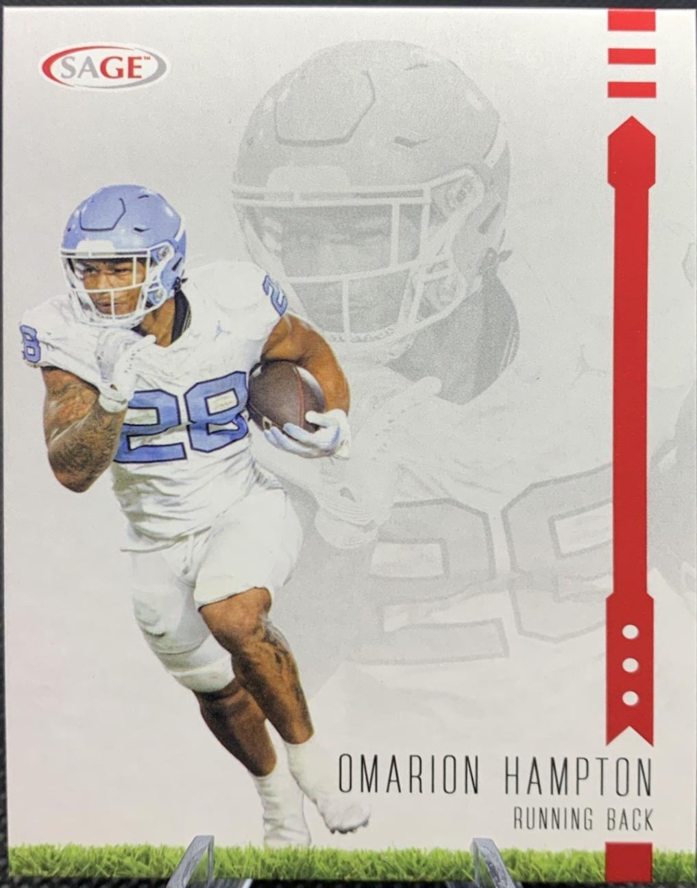 Omarion Hampton [Red] #124 Prices | 2025 Sage Hit | Football Cards