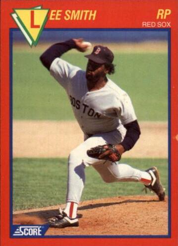 Lee Smith #18 Baseball Cards 1989 Score Superstars