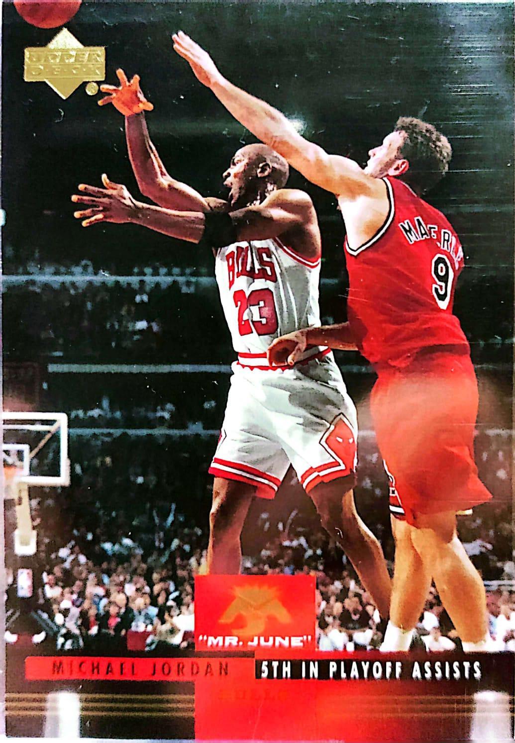 Michael Jordan #21 Basketball Cards 2008 Upper Deck Lineage Mr. June