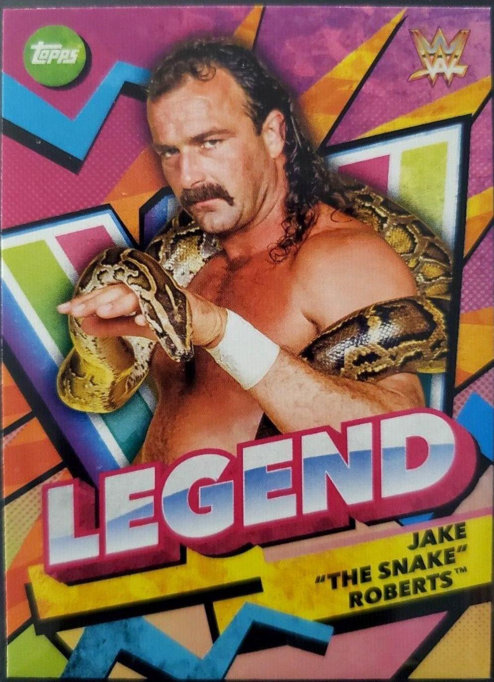 Jake 'The Snake' Roberts #151 Wrestling Cards 2021 Topps WWE Superstars