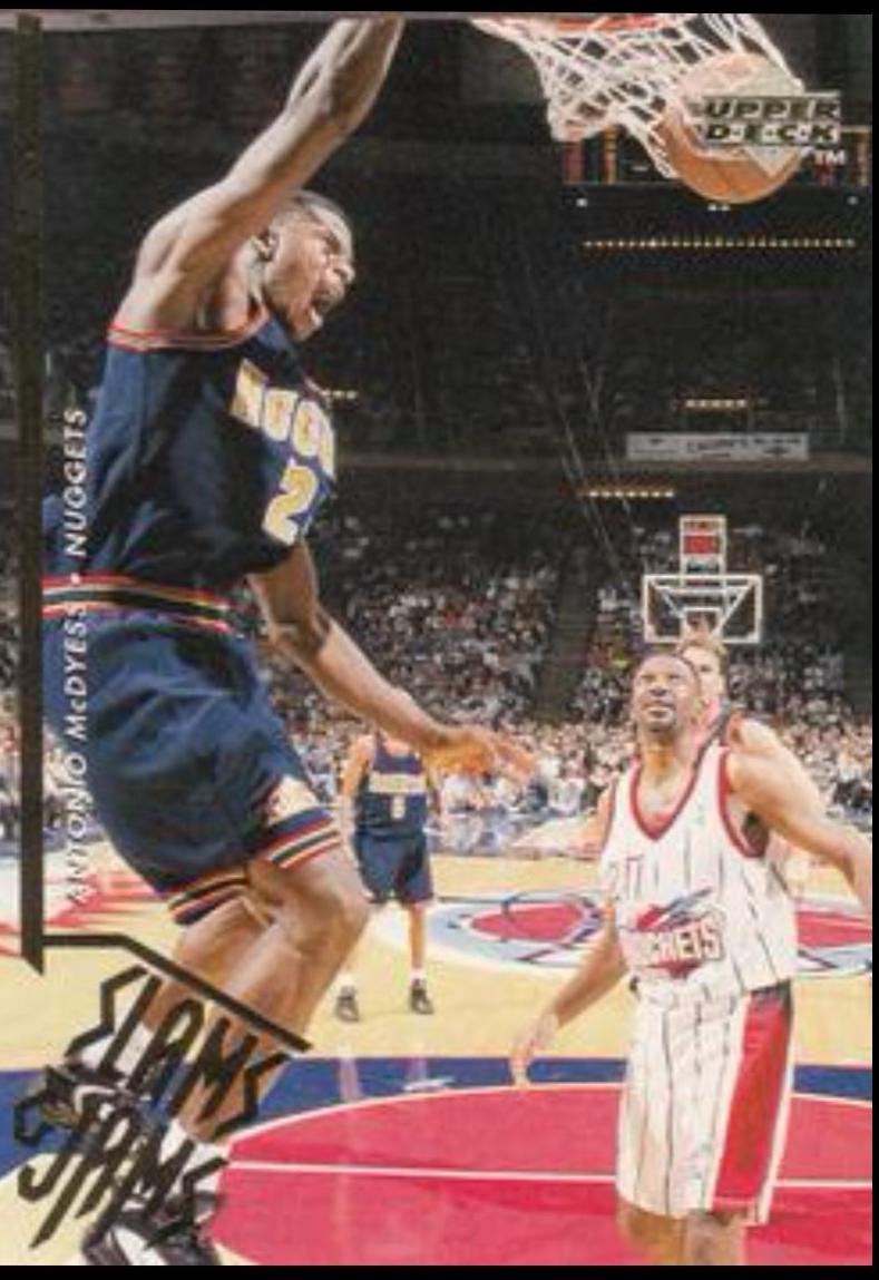 Antonio McDyess #360 1995-96 Upper Deck Basketball