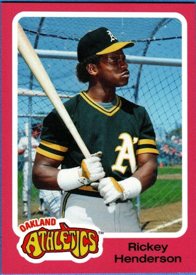 Rickey Henderson #37 Baseball Cards 2019 Topps Throwback Thursday