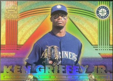 Ken Griffey Jr #22 Baseball Cards 1999 Pacific Crown Royale Pillars of the Game