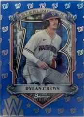 Dylan Crews [Blue] #ST-6 Prices | 2024 Bowman Sterling Tek