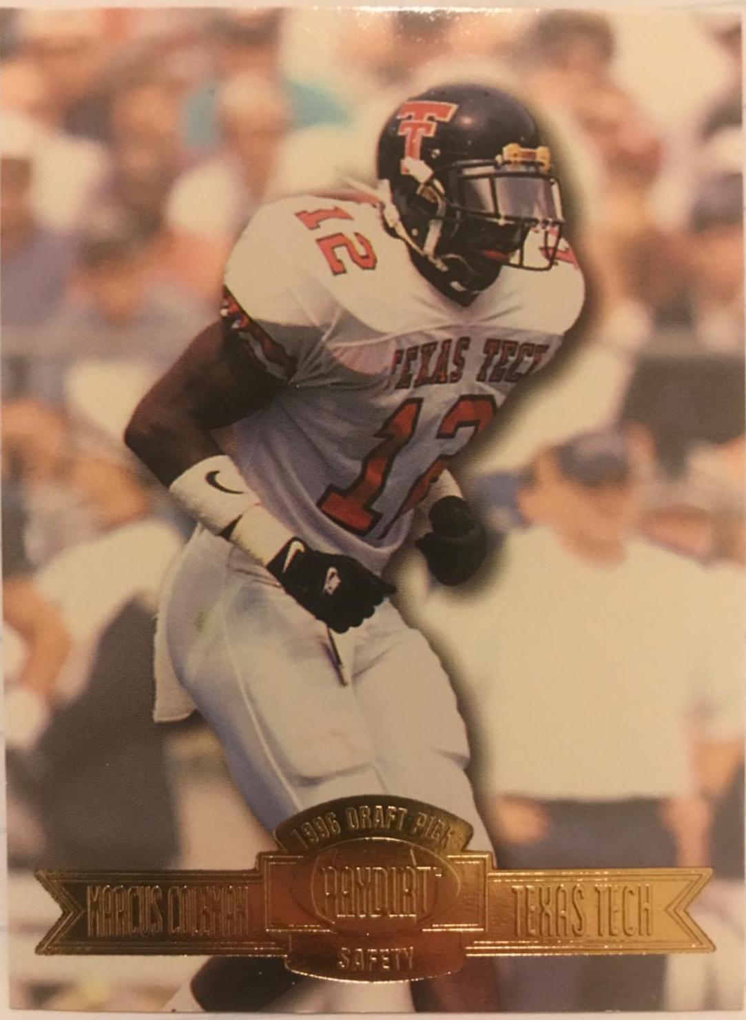 Marcus Coleman #12 1996 Press Pass Paydirt Football
