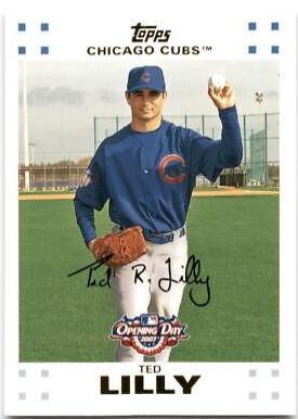 Ted Lilly #126 Baseball Cards 2007 Topps Opening Day Autographs