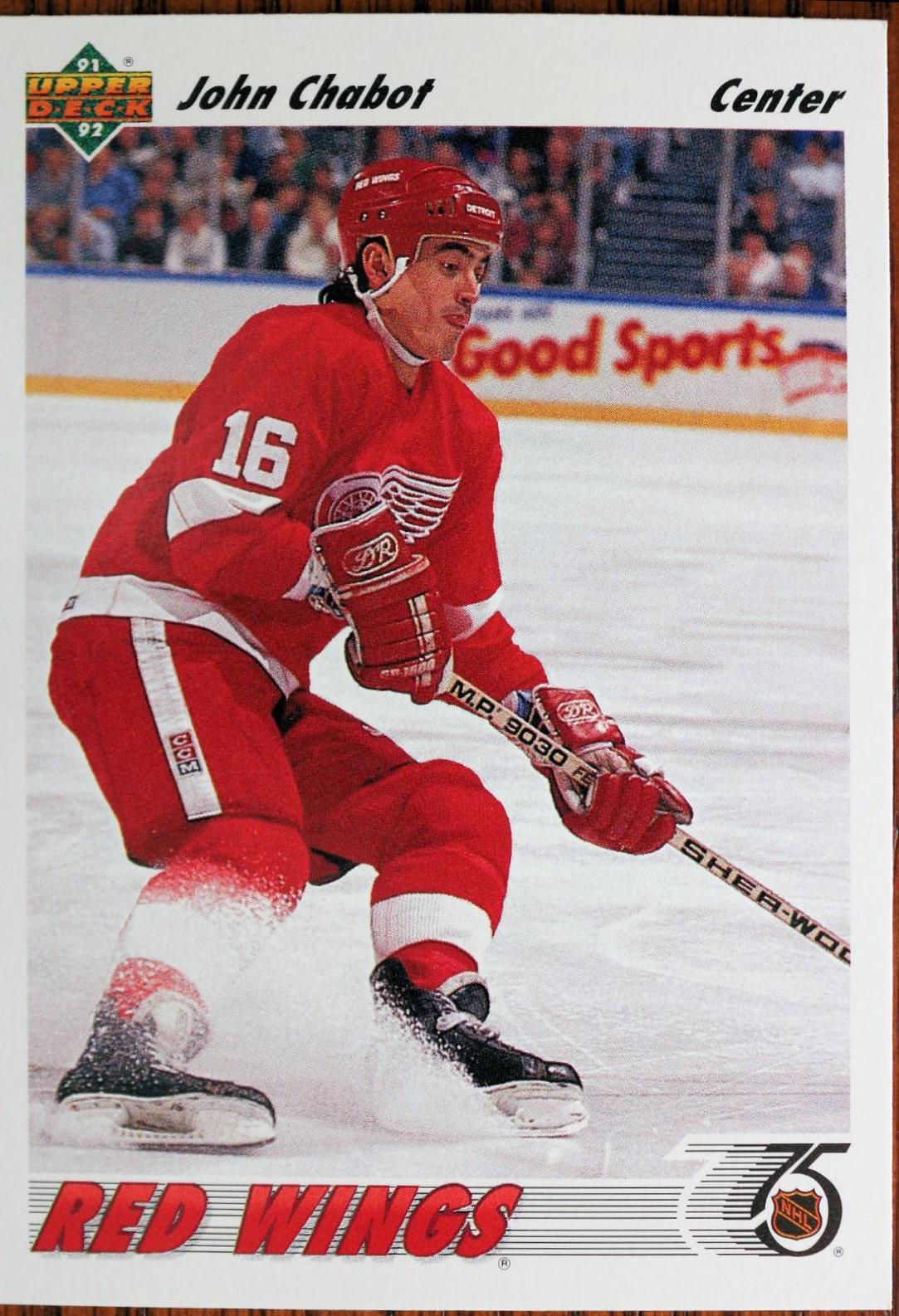 John Chabot #393 Hockey Cards 1991 Upper Deck