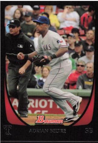Adrian Beltre #34 Baseball Cards 2011 Bowman