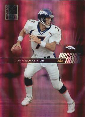 John Elway #PT5 Football Cards 2004 Panini Donruss Elite Passing the Torch