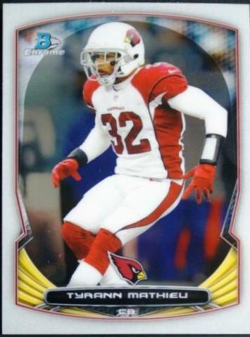 Tyrann Mathieu #2 Football Cards 2014 Bowman Chrome